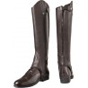 Mini-chaps Equithème Primera in pelle martellata - Marrone