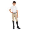 Pantaloni Kasumi da bambino in materiale stretch Equestro - Beige
