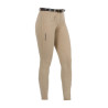Pantaloni da donna Selene in cotone stretch Equestro - Beige