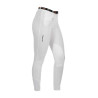 Pantaloni da donna Selene in cotone stretch Equestro - Bianco