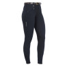 Pantaloni da donna Selene con grip al ginocchio in cotone stretch Equestro - Marina