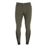 Pantaloni aderenti con grip da uomo con logo Caspar Equestro - Ciottolo