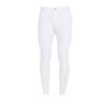 Pantaloni aderenti con grip integrale da uomo Aria Equestro - Bianco