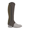 Mini-chaps in pelle Chester Equestro - Marrone