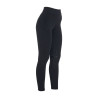 Leggings aderenti in tessuto tecnico elasticizzato da donna Kao Equestro - Nero / nero