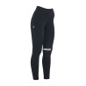 Leggings aderenti in tessuto tecnico elasticizzato da donna Kao Equestro - Nero / bianco