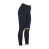 Leggings aderenti in tessuto tecnico elasticizzato da donna Kao Equestro - Nero / giallo