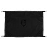 Porta da box con logo in silicone Equestro - Nero / nero