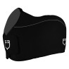Coperta in pile con chiusura frontale a pattina GP Equestro - Nero