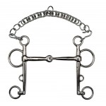 Morso Pelham spezzato acciaio nichelato Feeling