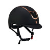 Casco ultraleggero con telaio lucido Eclipse Equestro - Nero / oro rosa