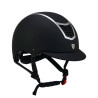 Casco ultraleggero con telaio lucido Eclipse Equestro - Nero / argento