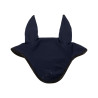 Cuffia antimosche in lycra con logo in silicone Acavallo - Blu profondo / nero