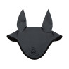 Cuffia antimosche in lycra con logo in silicone Acavallo - Dorato fumo / nero