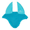 Cuffia antimosche in cotone con orecchie elastiche Equestro - Turchese