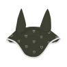 Cuffia anti-mosche con logo multicolore White Line Edition Equestro - Verde scuro / nero