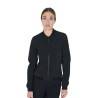 Giacca da donna in tessuto tecnico Equestro - Nero