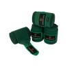 Fasce da lavoro in pile ed elastiche traspiranti set da 4 Equestro - Verde cacciatore