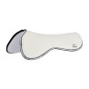 Ammortizzatore in memory foam con grip in gel esagonale e rialzo posteriore Acavallo - Bianco