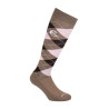 Calzini Acavallo in Cotone con Strass - Marrone / rosa / strass marrone