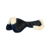 Ammortizzatore Acavallo Close Contact Classic in gel con memory foam e montone - Blu / naturale