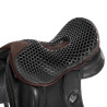 Copriseggio ammortizzante in gel esterno Acavallo Ortho Pubis - Dressage - Marrone