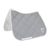 Sottosella da addestramento in tessuto tecnico con logo GP Equestro - Grigio / bianco
