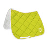 Sottosella da addestramento in tessuto tecnico con logo GP Equestro - Limone / bianco