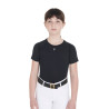 Maglietta tecnica da allenamento per bambini Equestro - Nero