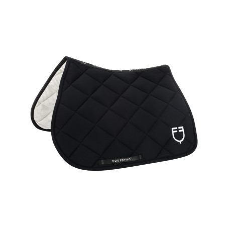 Sottosella da salto in tessuto tecnico con logo ricamato Black Line Edition Equestro