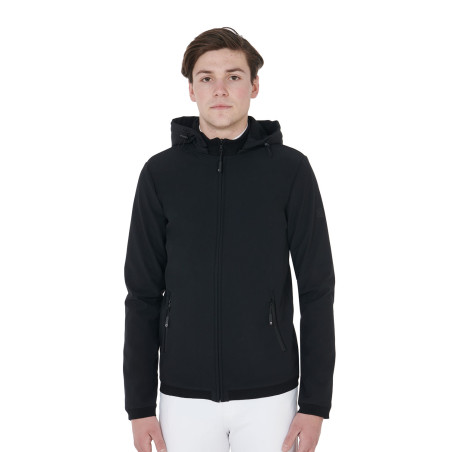 Giacca softshell aderente da uomo con interno in pile Livigno Equestro