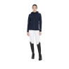 Giacca softshell aderente con interno in pile da donna Gardena Equestro - Marina