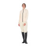 Giacca softshell aderente con cerniera antivento da donna Equestro - Bianco antico