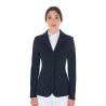 Giacca da concorso da donna con logo ricamato a contrasto Equestro - Blazer marine