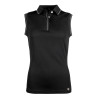 Polo da donna senza maniche Catherine HKM - Nero