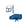Set stellare Cuddle Pony HKM - Blu stelle