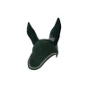 Cuffia per Pony in Cotone con Piping a Contrasto Supreme - Verde cacciatore / grigio chiaro