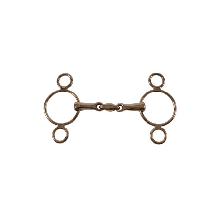 Filetto in acciaio inox con doppia articolazione Umbria Equitazione