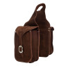 Borsa Anteriore in Scamosciato Lakota - Marrone