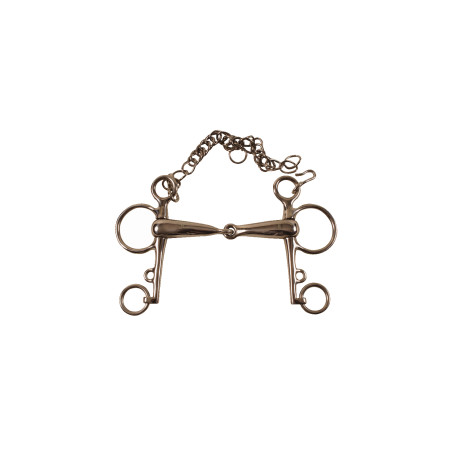 Mors Pelham Vuoto in Acciaio Inox Umbria Equitazione