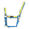 Capestro in Nylon con Parti Colorate Umbria Equitazione - Reale / giallo