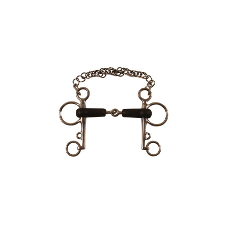 Mors Pelham Rivestito in Gomma Umbria Equitazione