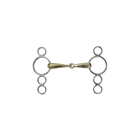 Mors Pessoa Pieno in Rame Tedesco 2 Anelli Umbria Equitazione