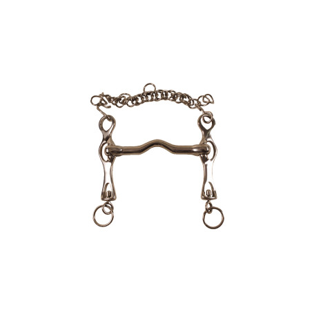 Morsetto da Dressage Intero con Rami Piatte Umbria Equitazione