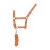 Capestro Sintetico con Longhina Riflettente Supreme - Arancione