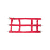 Porta da box in nylon Umbria Equitazione - Rosso