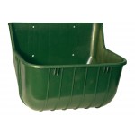 Mangiatoia plastica rettangolare 15l verde