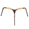 Pettorale western bicolore Pool's - Nocciola / naturale