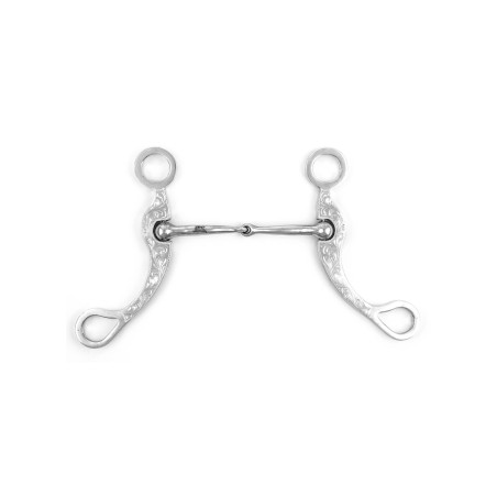 Mors western con aste decorate in acciaio inossidabile Pool's