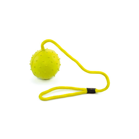 Palla di gomma con corda da 8,5 cm Umbria Equitazione